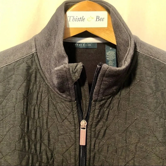 Perry Ellis Heather Principals Jacket, Gray, Med. - Picture 4 of 8